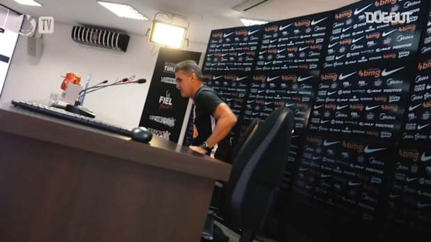Vagner Mancini's first day at Corinthians